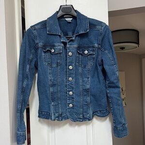 Christopher & Banks Blue Jean Jacket